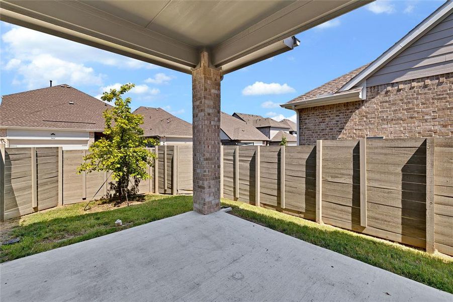 Exterior details and patio area of a home in , Sachse (Image 2). Exterior details and patio area of a home in , Sachse (Image 2).