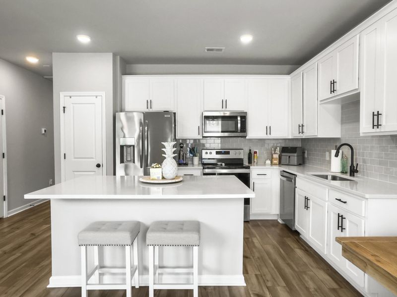 Furnished interior view inside a new home in , North Charleston (Image 6).