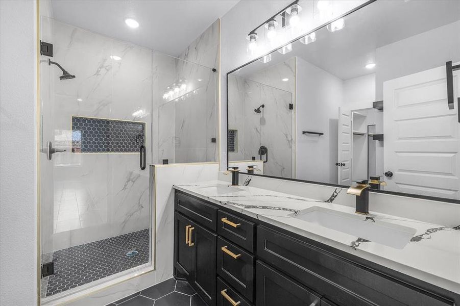 Furnished interior view inside a new home in , Fort Worth (Image 13). Furnished interior view inside a new home in , Fort Worth (Image 13).