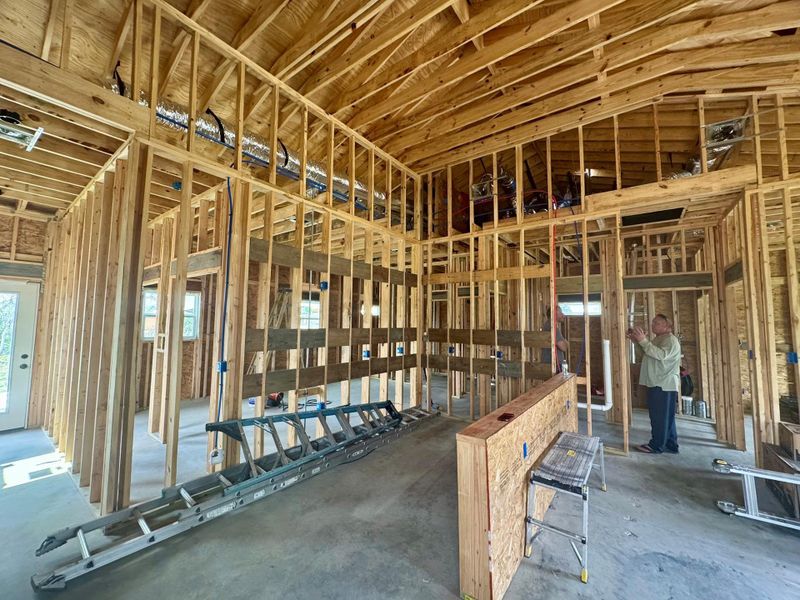 In-progress construction of a new home in , San Leon, TX (Image 4).