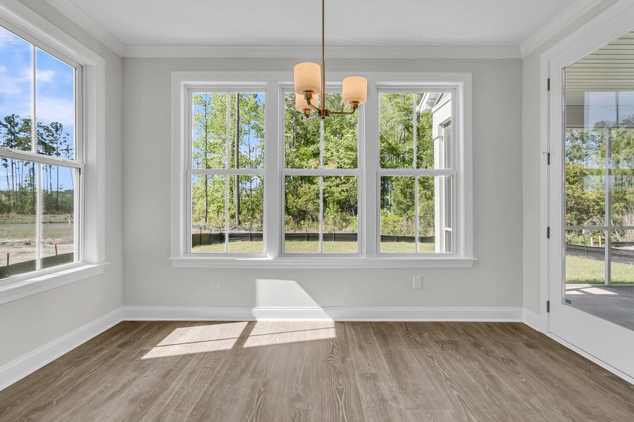 Spacious, unfurnished interior of a new home in Tidewater at Lakes of Cane Bay, Summerville (Image 23). Spacious, unfurnished interior of a new home in Tidewater at Lakes of Cane Bay, Summerville (Image 23).