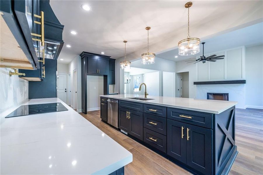 Furnished interior view inside a new home in , Dallas (Image 39).