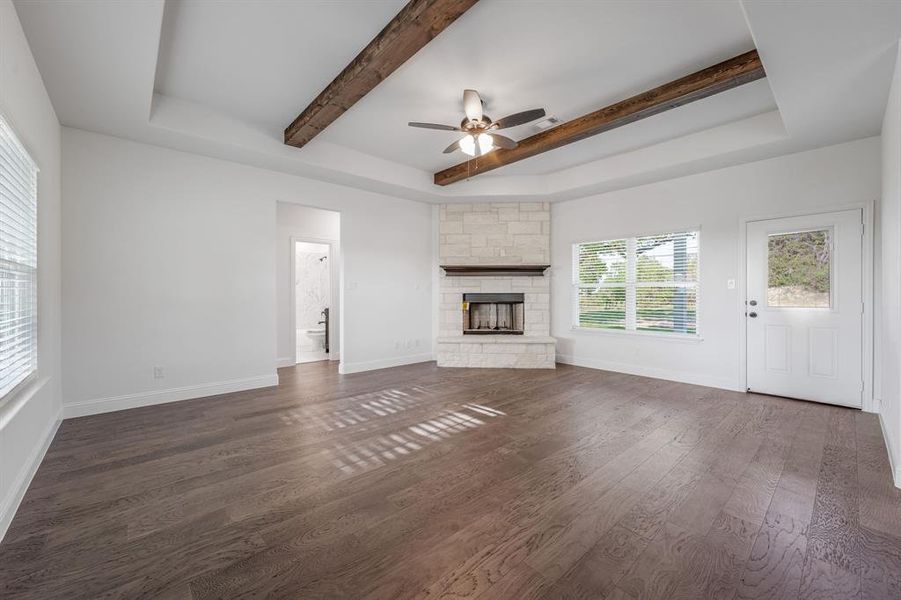 Spacious, unfurnished interior of a new home in , Poolville (Image 22).