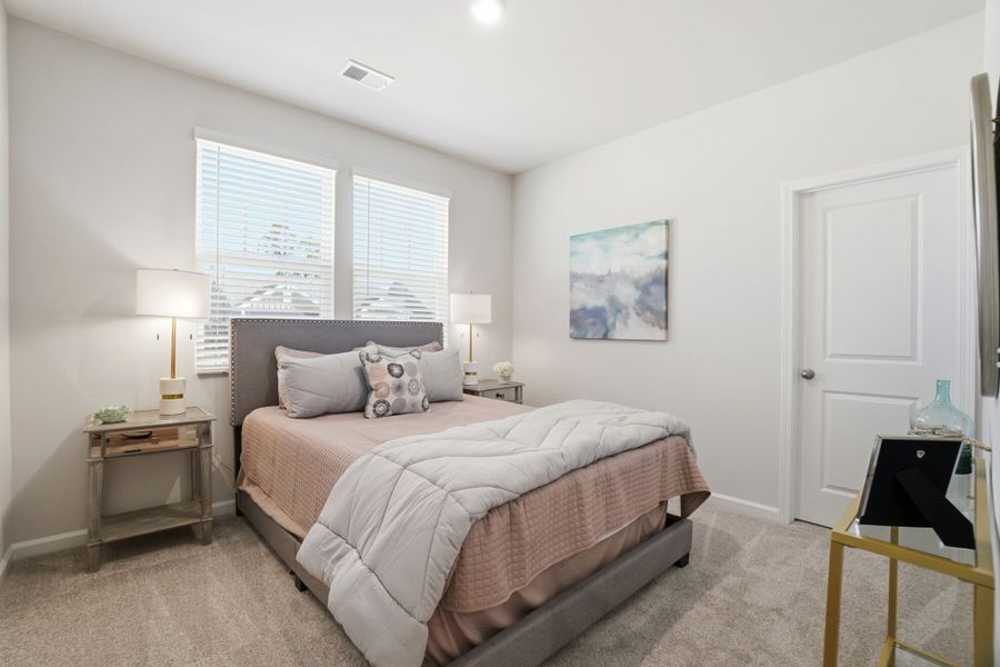 Furnished interior view inside a new home in Waxhaw Landing, Monroe (Image 16).