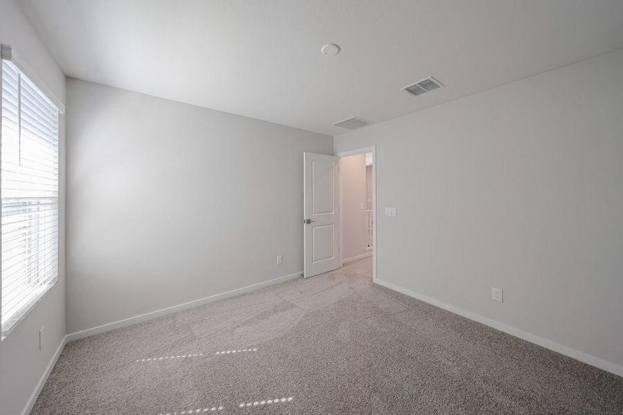 A room with white walls.