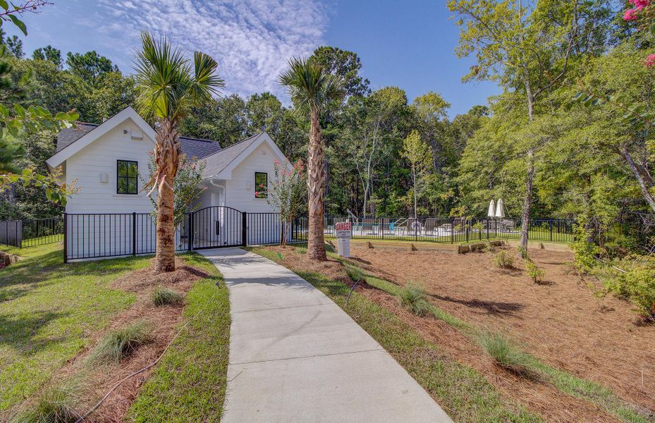 Front exterior of a new home in , Mount Pleasant, SC, highlighting curb appeal (Image 20). Front exterior of a new home in , Mount Pleasant, SC, highlighting curb appeal (Image 20).