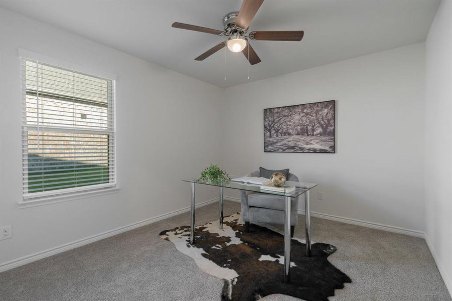 Furnished interior view inside a new home in Fireside by the Lake, Garland (Image 19). Furnished interior view inside a new home in Fireside by the Lake, Garland (Image 19).