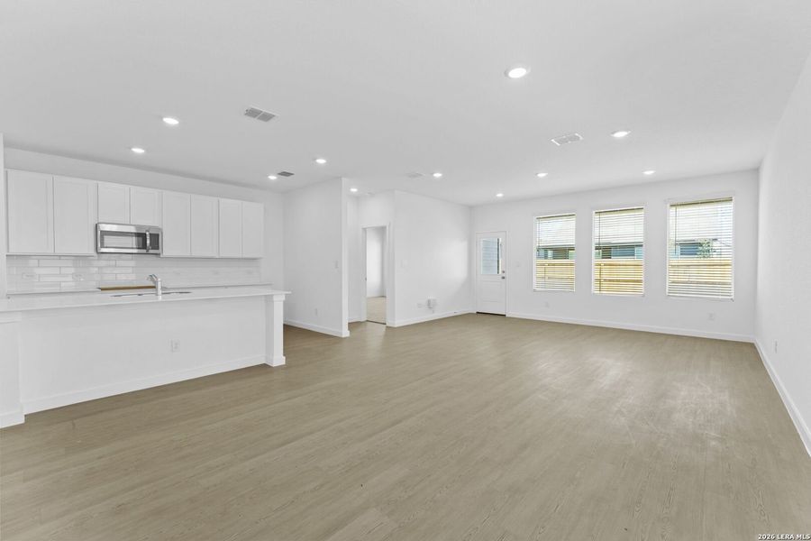 Spacious, unfurnished interior of a new home in Hightop Ridge, Converse (Image 22).