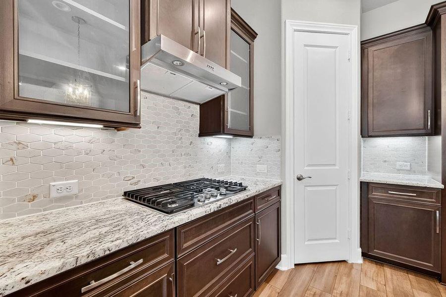Furnished interior view inside a new home in Spring Brook Village - Luxe Series, Houston (Image 9).