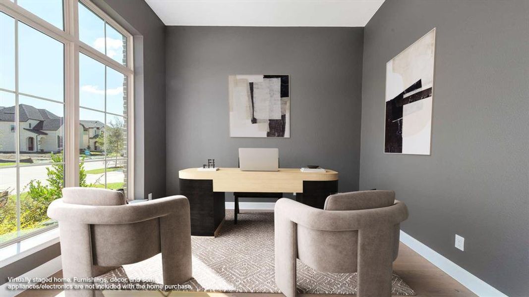 Furnished interior view inside a new home in Mosaic 50', Celina (Image 15).