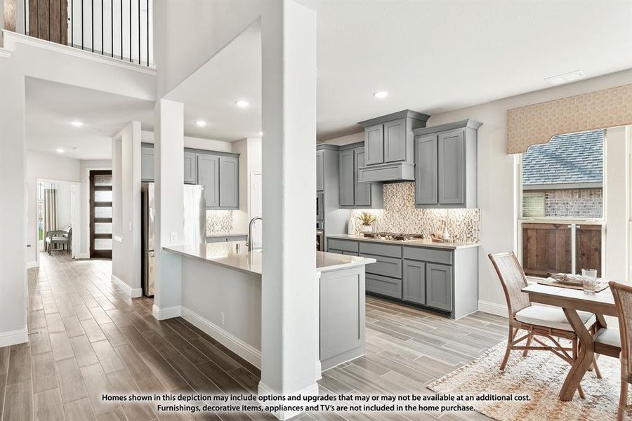 Furnished interior view inside a new home in North Grove, Waxahachie (Image 10).