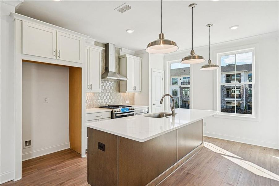 Furnished interior view inside a new home in Millcroft Townhomes, Buford (Image 8).