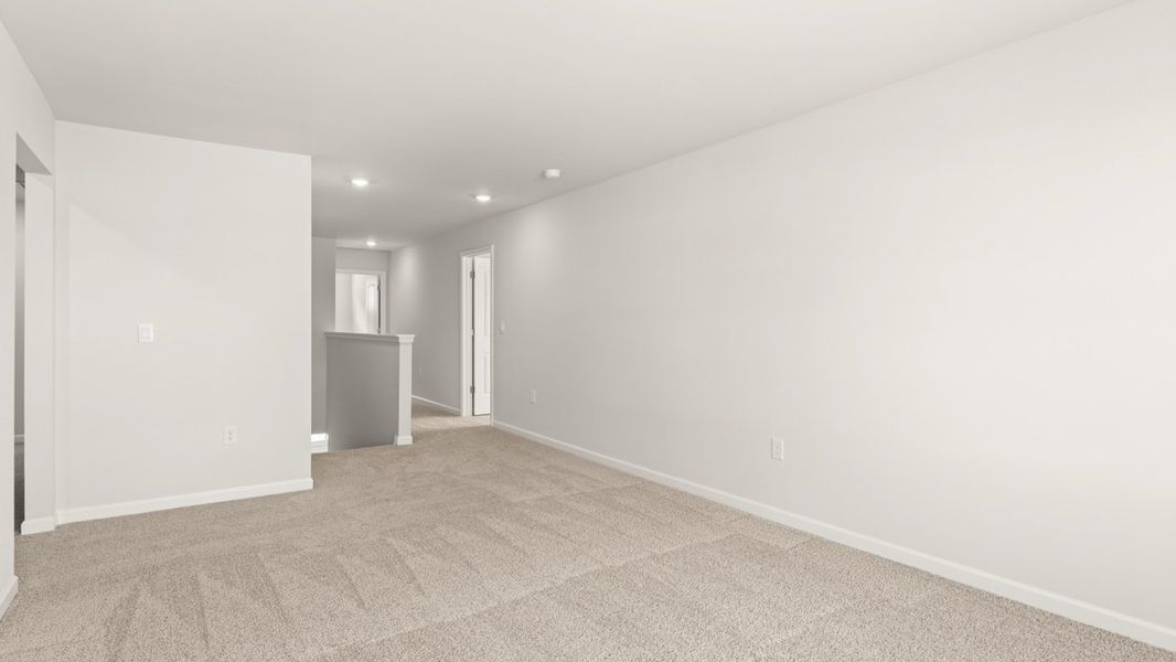 Representative unfurnished interior of a home built from the Halton by D.R. Horton in Liberty Crossing, Braselton (Image 22).