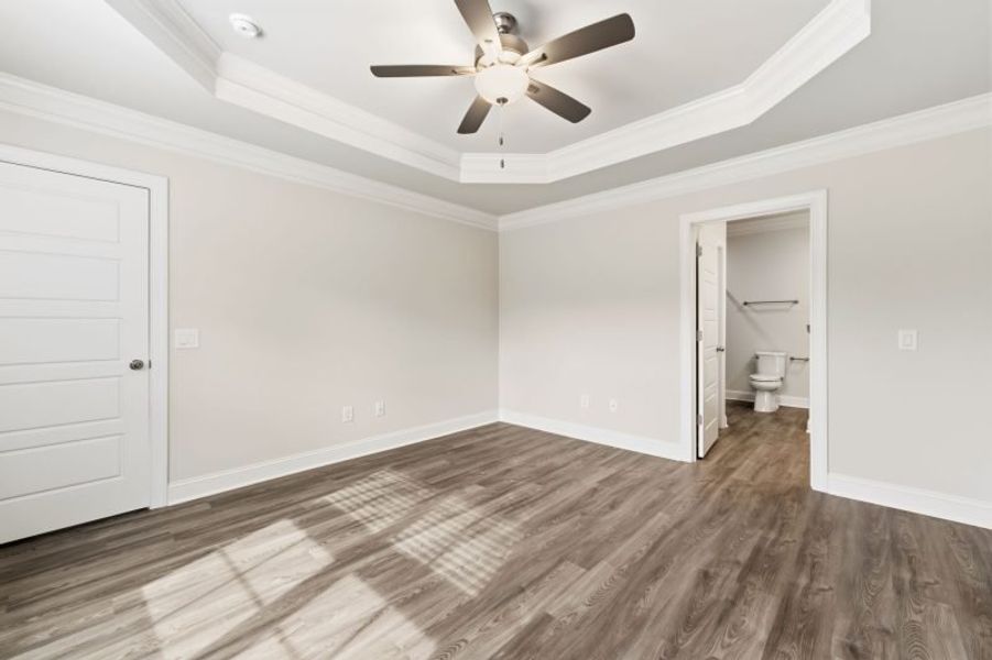 Spacious, unfurnished interior of a new home in Weybridge, Burlington (Image 37). Spacious, unfurnished interior of a new home in Weybridge, Burlington (Image 37).