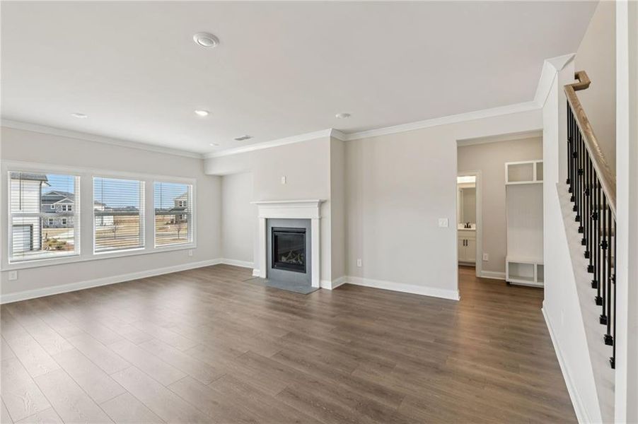 Spacious, unfurnished interior of a new home in River Pointe, Monroe (Image 25).