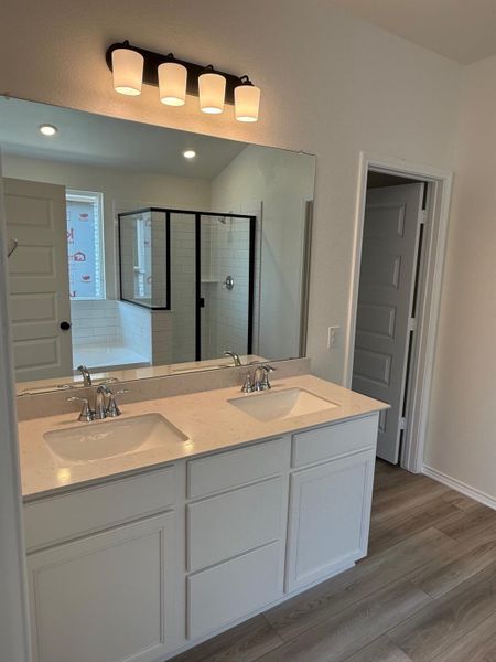 Furnished interior view inside a new home in Salerno - Heritage Collection, Round Rock (Image 9).