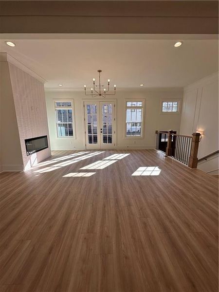 Spacious, unfurnished interior of a new home in Skyview On Broad, Sugar Hill (Image 24).
