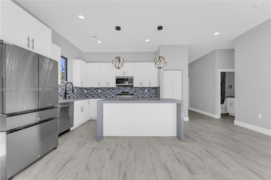 Furnished interior view inside a new home in , Fort Lauderdale (Image 11).
