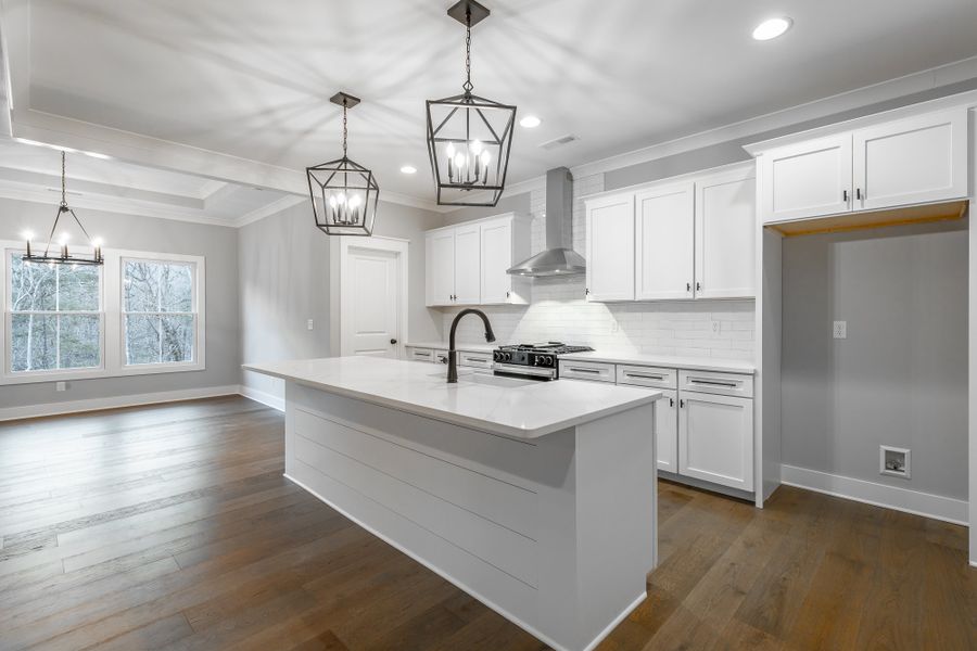 Furnished interior view inside a new home in Creekside, Cleveland (Image 6).