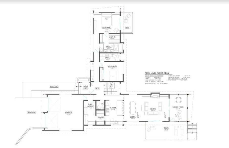 2D floor plan layout of this home in , Mill Spring, NC (Image 4).
