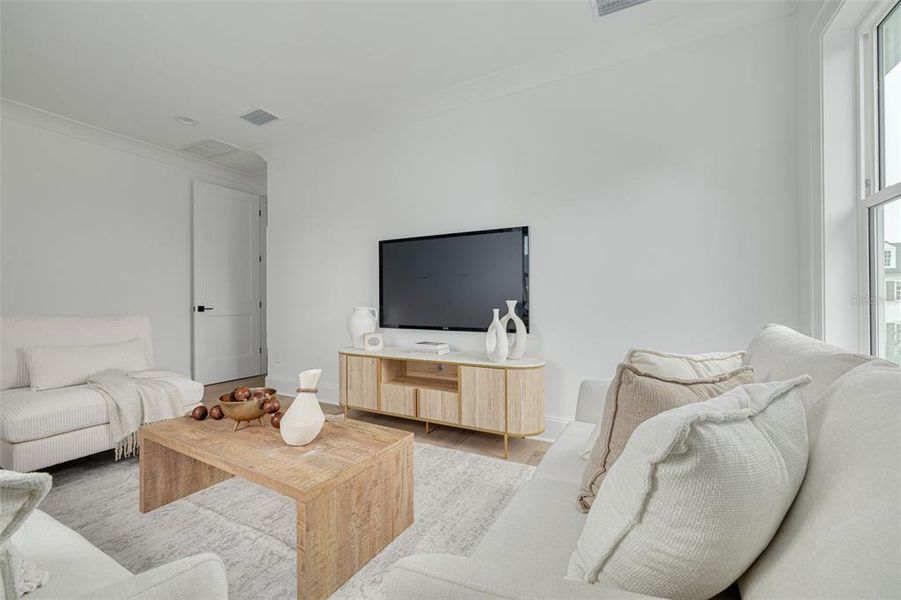 Furnished interior view inside a new home in , St. Petersburg (Image 7).