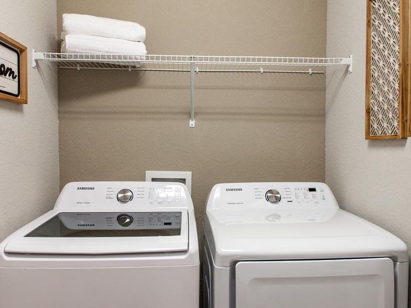 Dedicated laundry room - Amaryllis home plan by Highland Homes