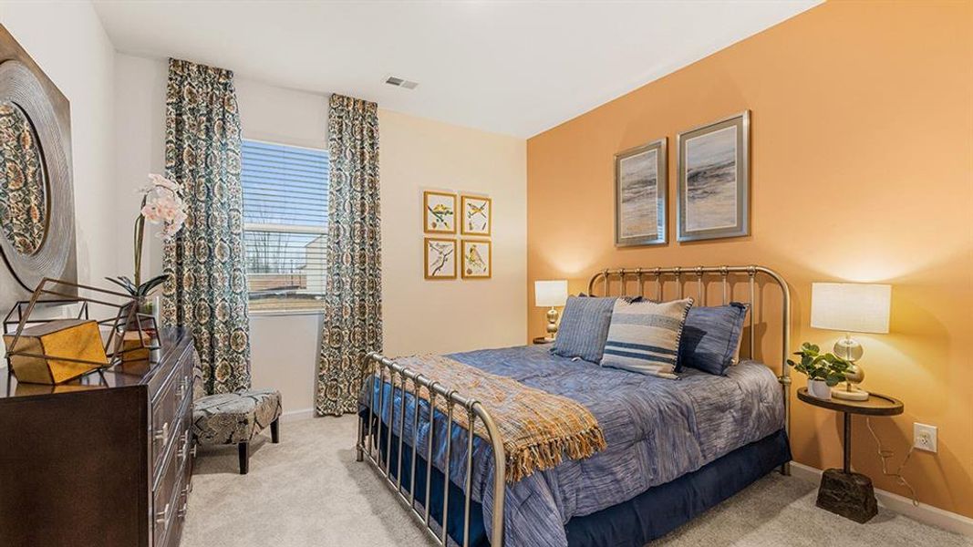 Furnished interior view inside a new home in Brooks Station, Dacula (Image 51).