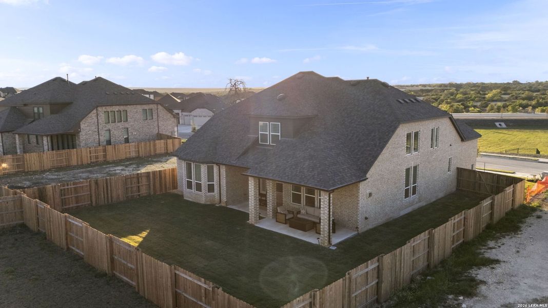 Exterior details and patio area of a home in , Kyle (Image 27).