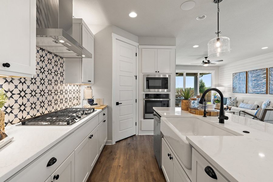 Furnished interior view inside a new home in Flora, Hutto (Image 11). Furnished interior view inside a new home in Flora, Hutto (Image 11).