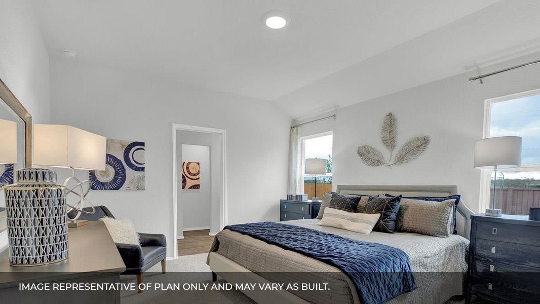 Furnished interior view inside a new home in Southgrove, Kyle (Image 15).