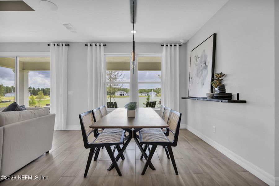 Furnished interior view inside a new home in Double Branch, Middleburg (Image 8).