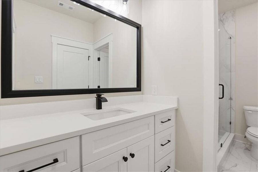Furnished interior view inside a new home in , Monroe (Image 16).