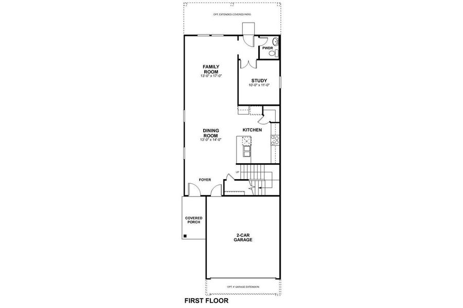 2D floor plan layout of this home in Heritage, Dripping Springs, TX (Image 3).