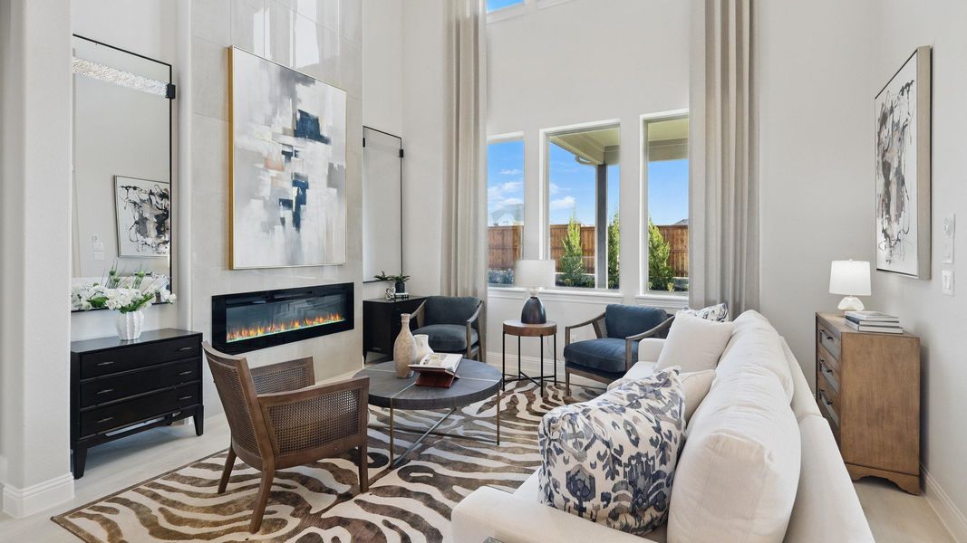 Representative furnished interior of a home built from the Magnolia by Brightland Homes in Green Meadows Premier, Celina (Image 8). Representative furnished interior of a home built from the Magnolia by Brightland Homes in Green Meadows Premier, Celina (Image 8).