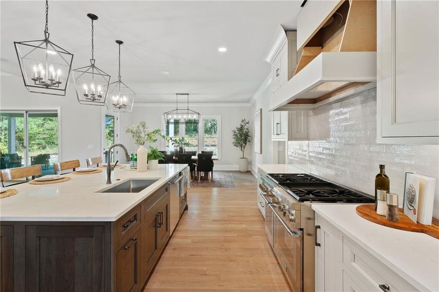 Furnished interior view inside a new home in , Milton (Image 8).