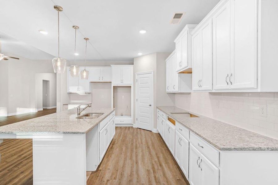 Furnished interior view inside a new home in , Haddock (Image 16).