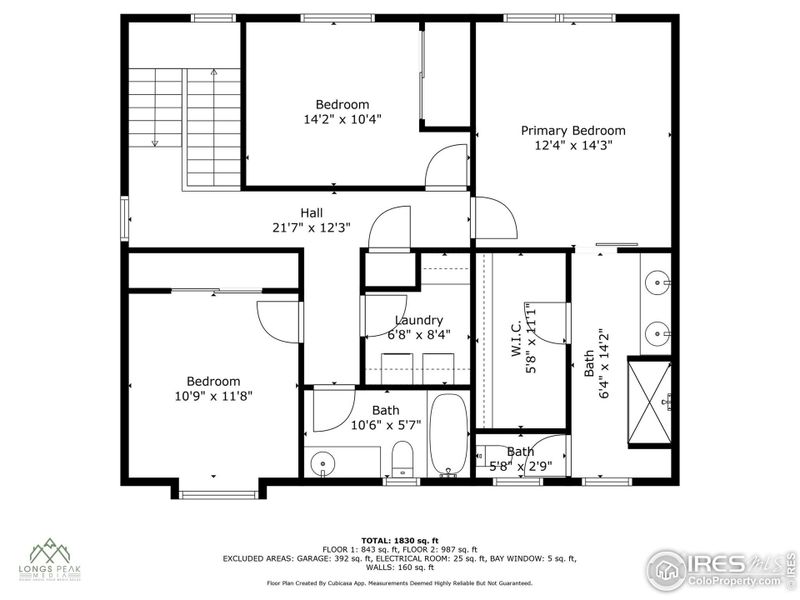 2D floor plan layout of this home in , Frederick, CO (Image 4).