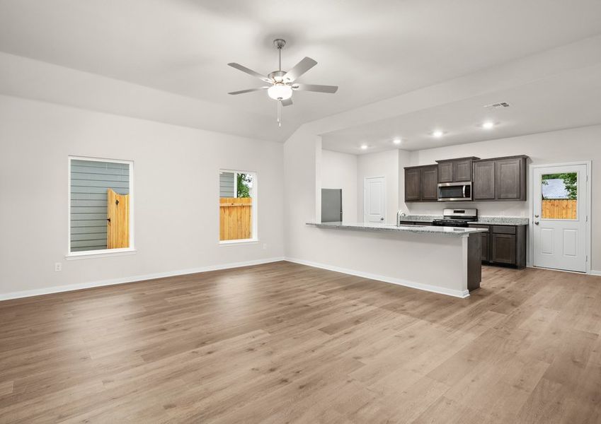 The Reed has a wonderful open-concept floor plan. The Reed has a wonderful open-concept floor plan.