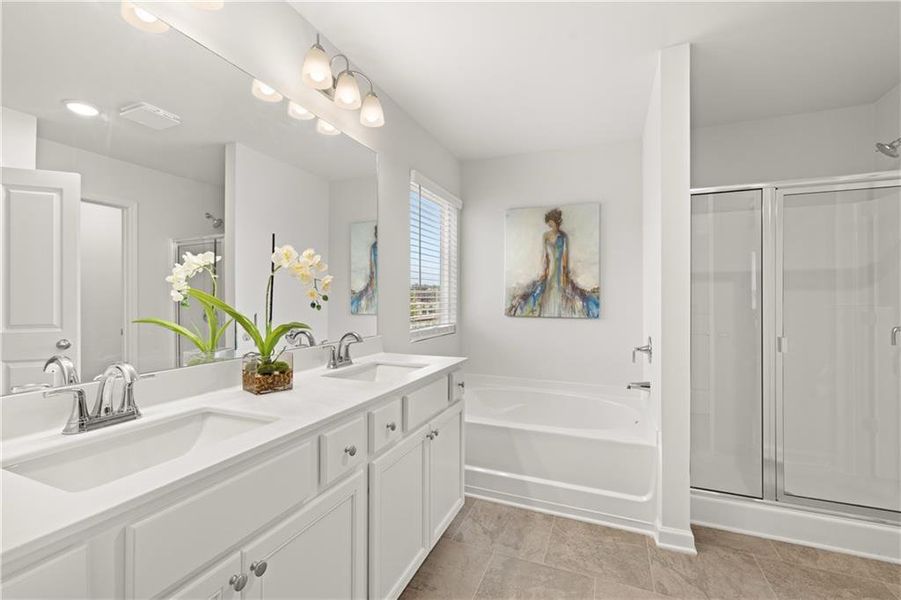 Furnished interior view inside a new home in Union Village, McDonough (Image 14).
