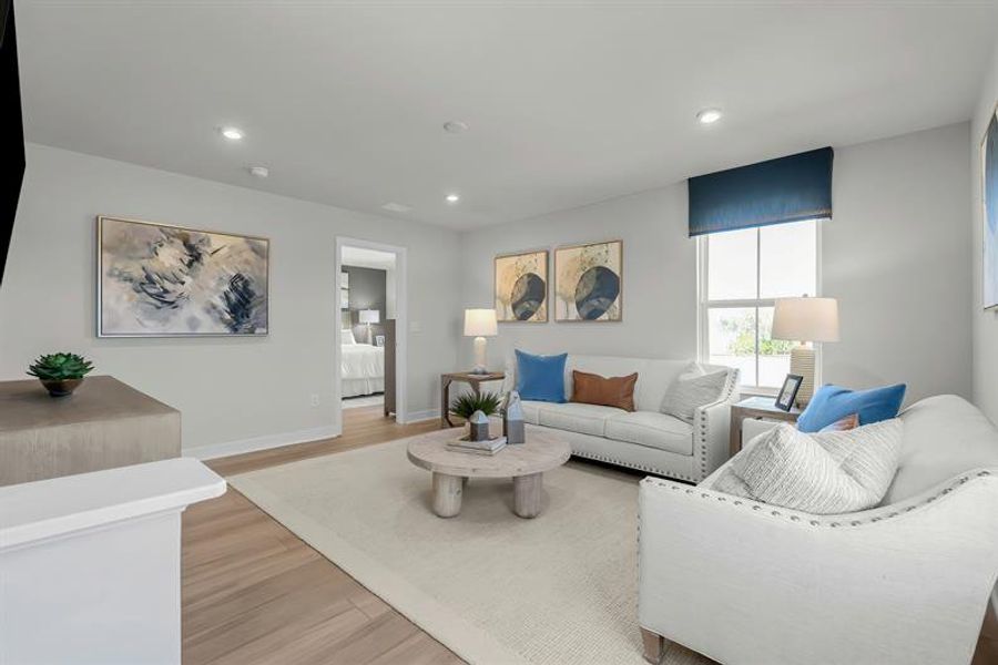 Representative furnished interior of a home built from the Meridian on the Waterway by Ryan Homes in Grande Dunes North Village, Longs (Image 23). Representative furnished interior of a home built from the Meridian on the Waterway by Ryan Homes in Grande Dunes North Village, Longs (Image 23).