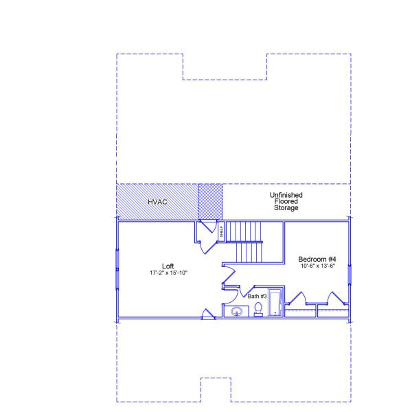 2D floor plan layout of this home in Garden Grove, Conway, SC (Image 3).