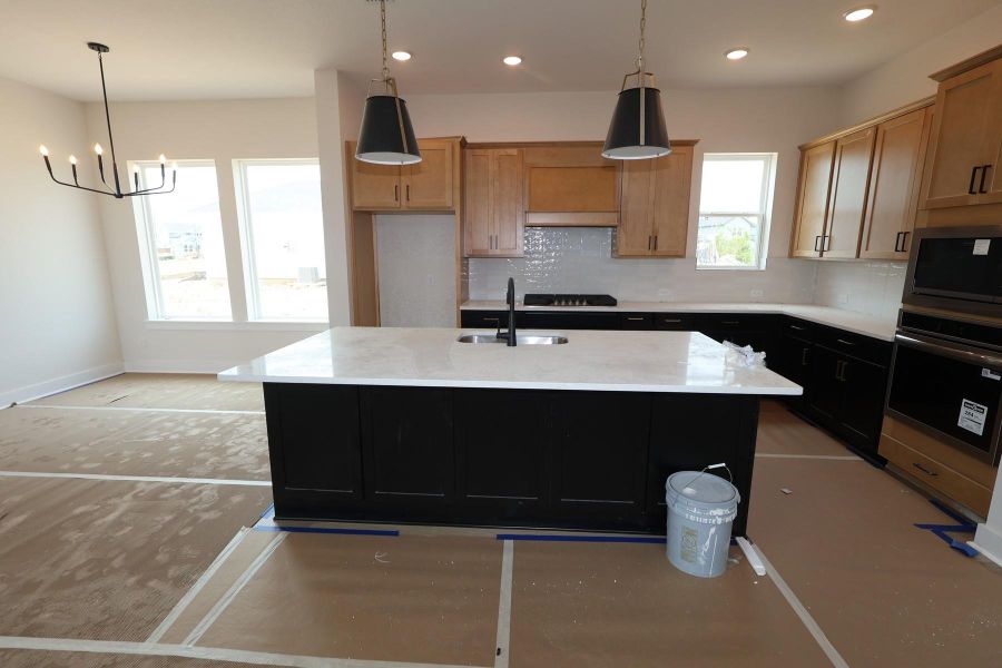 In-progress construction of a new home in Elyson - Grove Row Collection, Katy, TX (Image 16). In-progress construction of a new home in Elyson - Grove Row Collection, Katy, TX (Image 16).