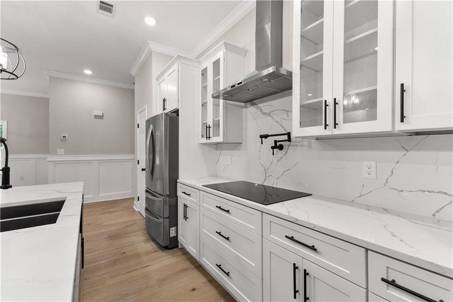 Furnished interior view inside a new home in , Fairburn (Image 9).