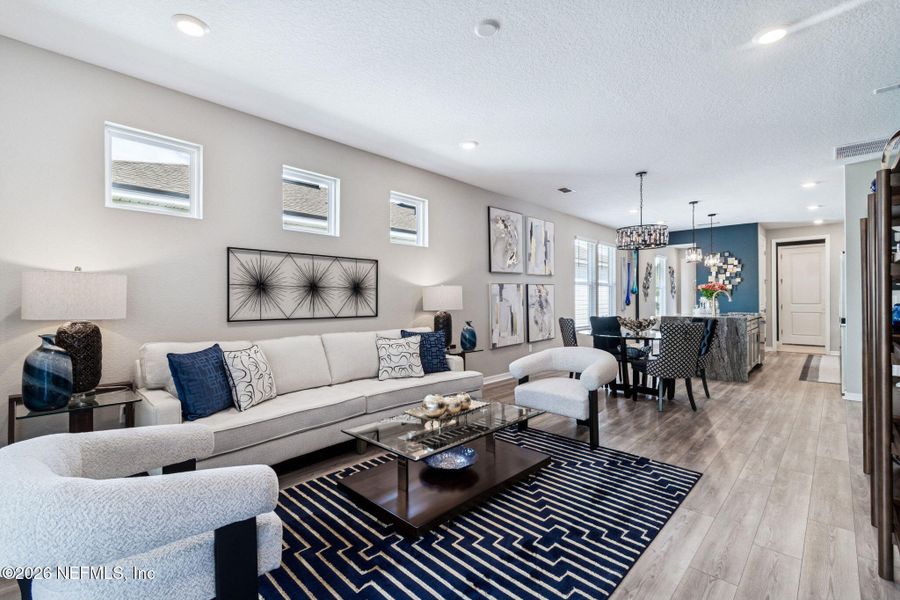 Furnished interior view inside a new home in , St. Augustine (Image 43).