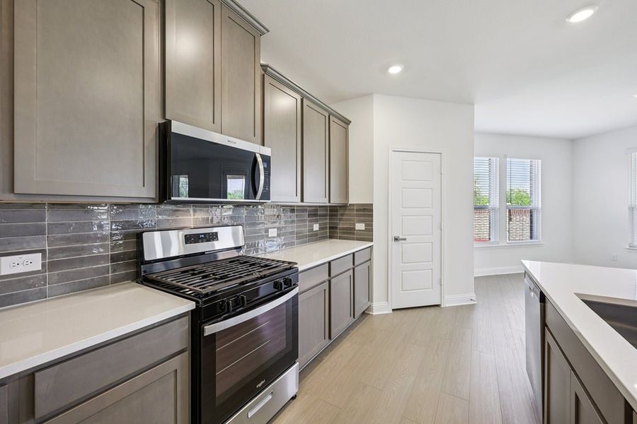Furnished interior view inside a new home in The Preserve Estates, Justin (Image 7). Furnished interior view inside a new home in The Preserve Estates, Justin (Image 7).