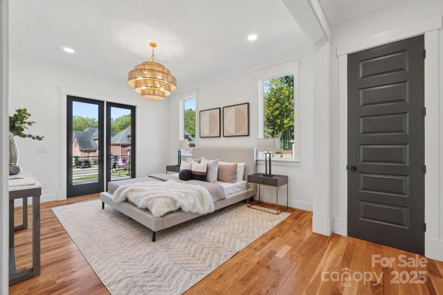 Furnished interior view inside a new home in , Charlotte (Image 34).