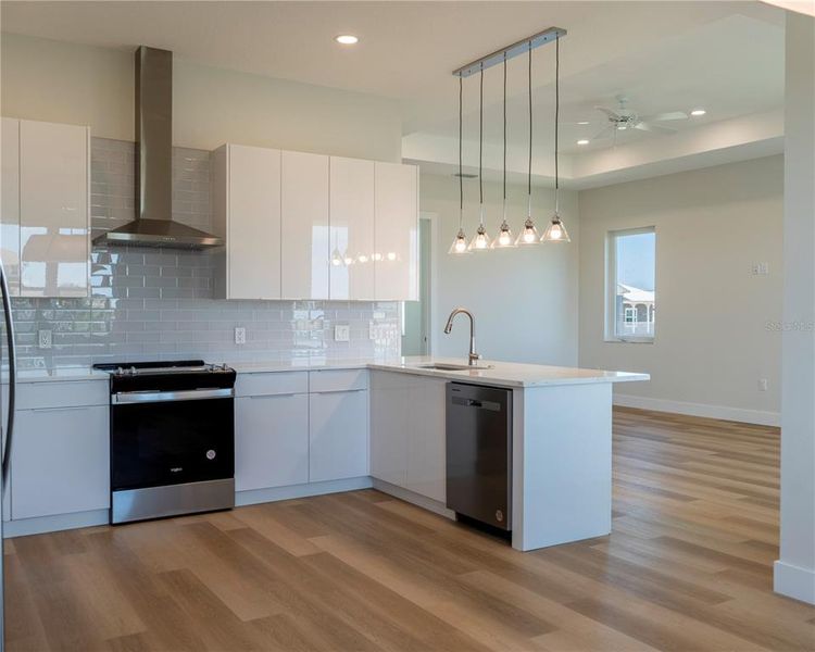 Furnished interior view inside a new home in , Hudson (Image 5).