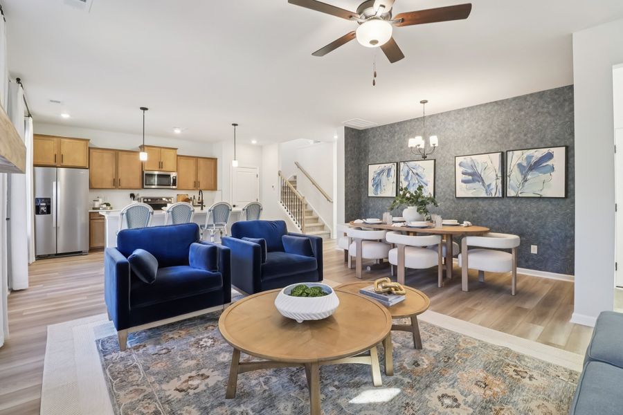 Representative furnished interior of a home built from the Makenzie II by Great Southern Homes in Peachtree Hills, Lexington (Image 11).