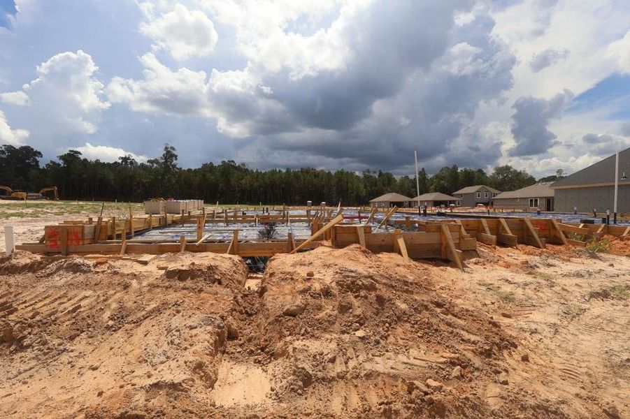 Every foundation at DWH is engineered and it’s inspected three times! We do not do “batch” testing.  Rest easy knowing your foundation comes with a 10 year warranty.
