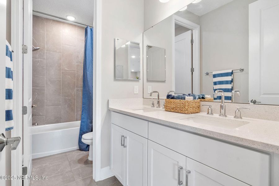 Furnished interior view inside a new home in Palm Crest AT Seabrook, Ponte Vedra (Image 18).